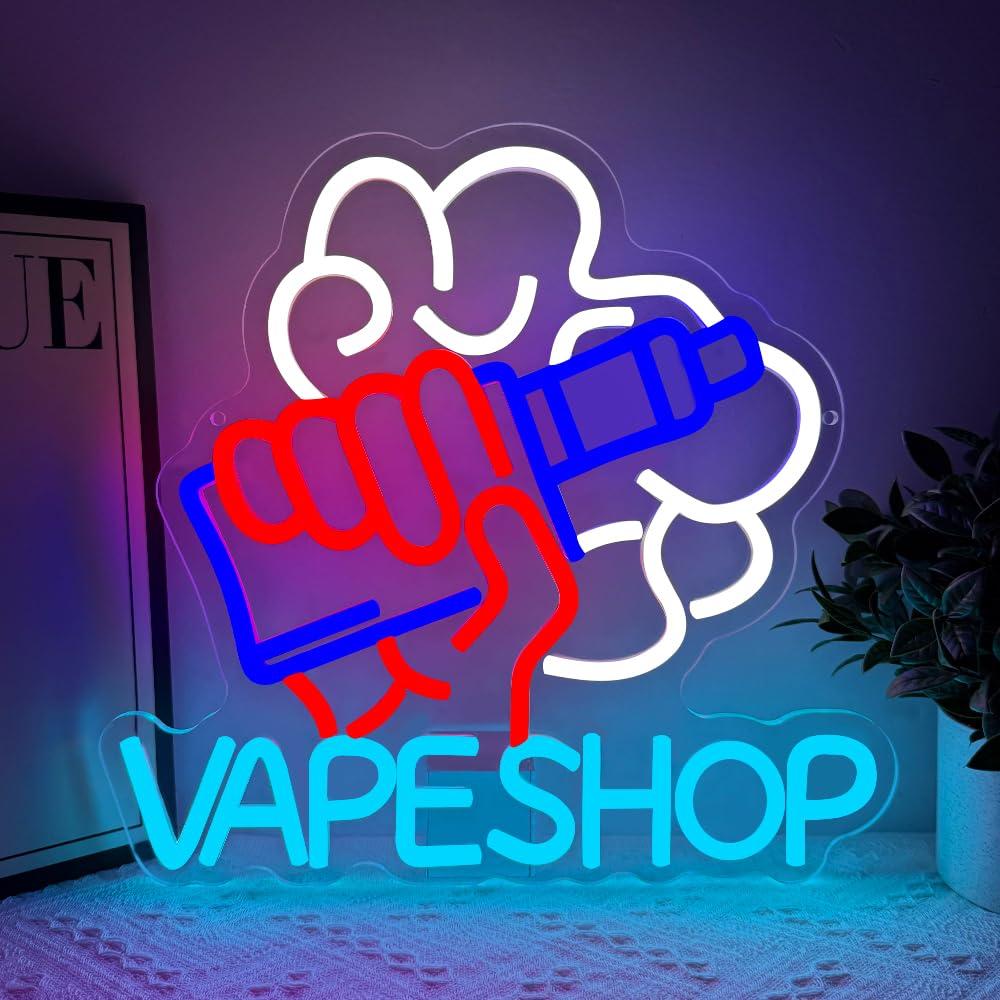 Vaping Store - Insegna al Neon per Negozio di