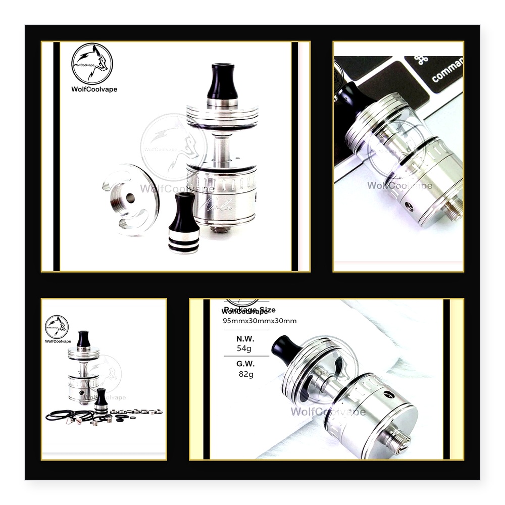 Wolfcoolvape NOLA RTA Atomizza - Vaping Air recensione e prezzo