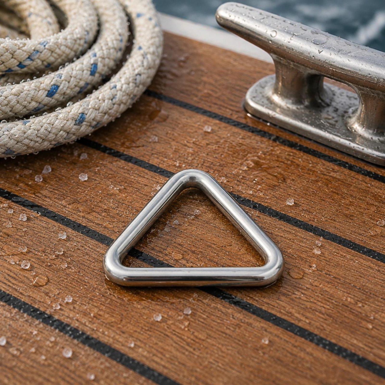 Anello triangolare per giacca  - Stainless Wire Ss316 recensione e prezzo
